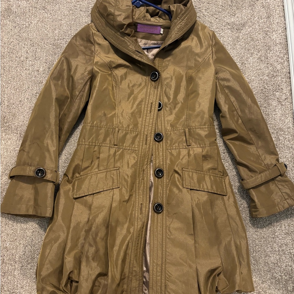 Women's Brown/Gold Coat